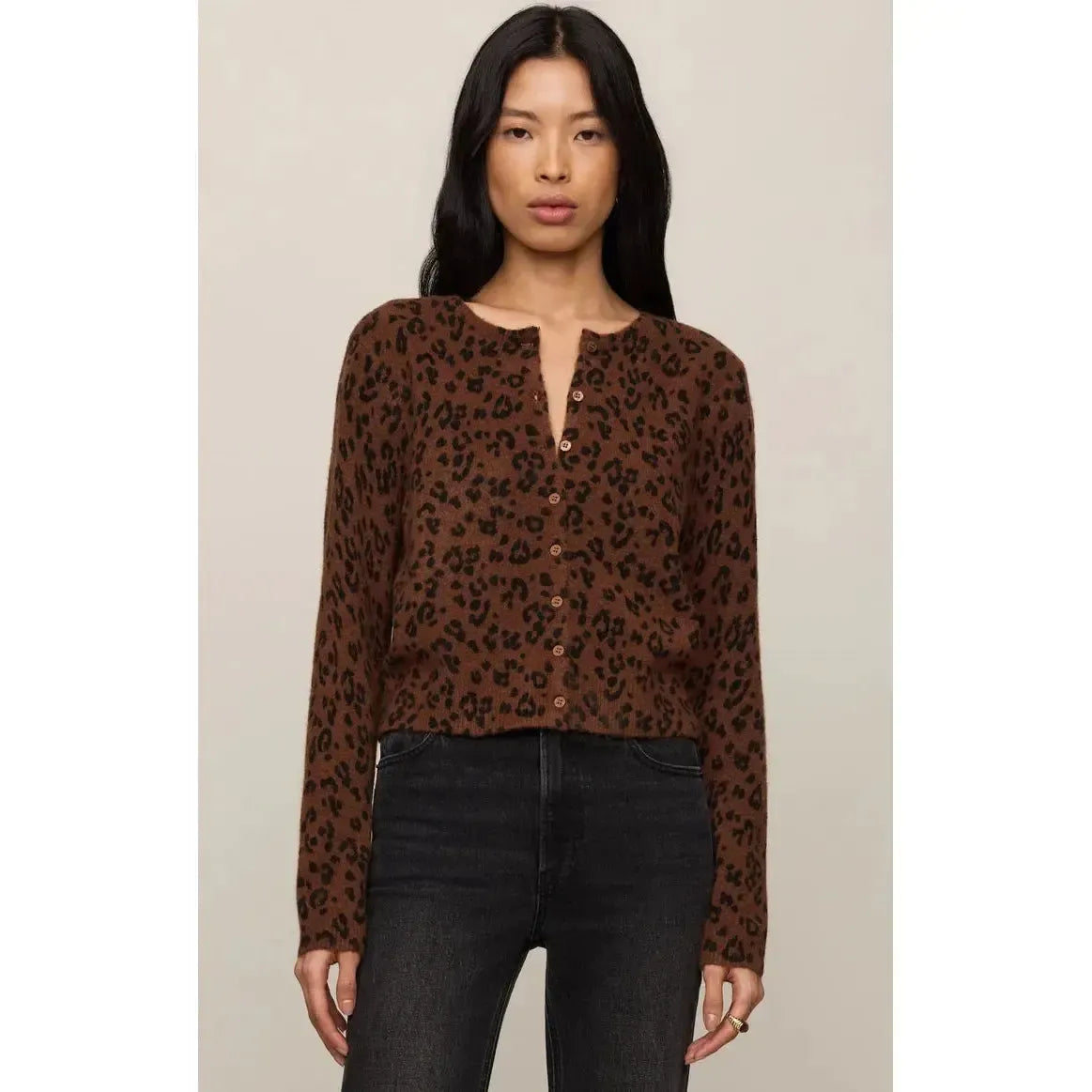 MEDINA LEOPARD CARDIGAN-LADIES SWEATERS & KNITS-Z SUPPLY-JB Evans Fashions & Footwear