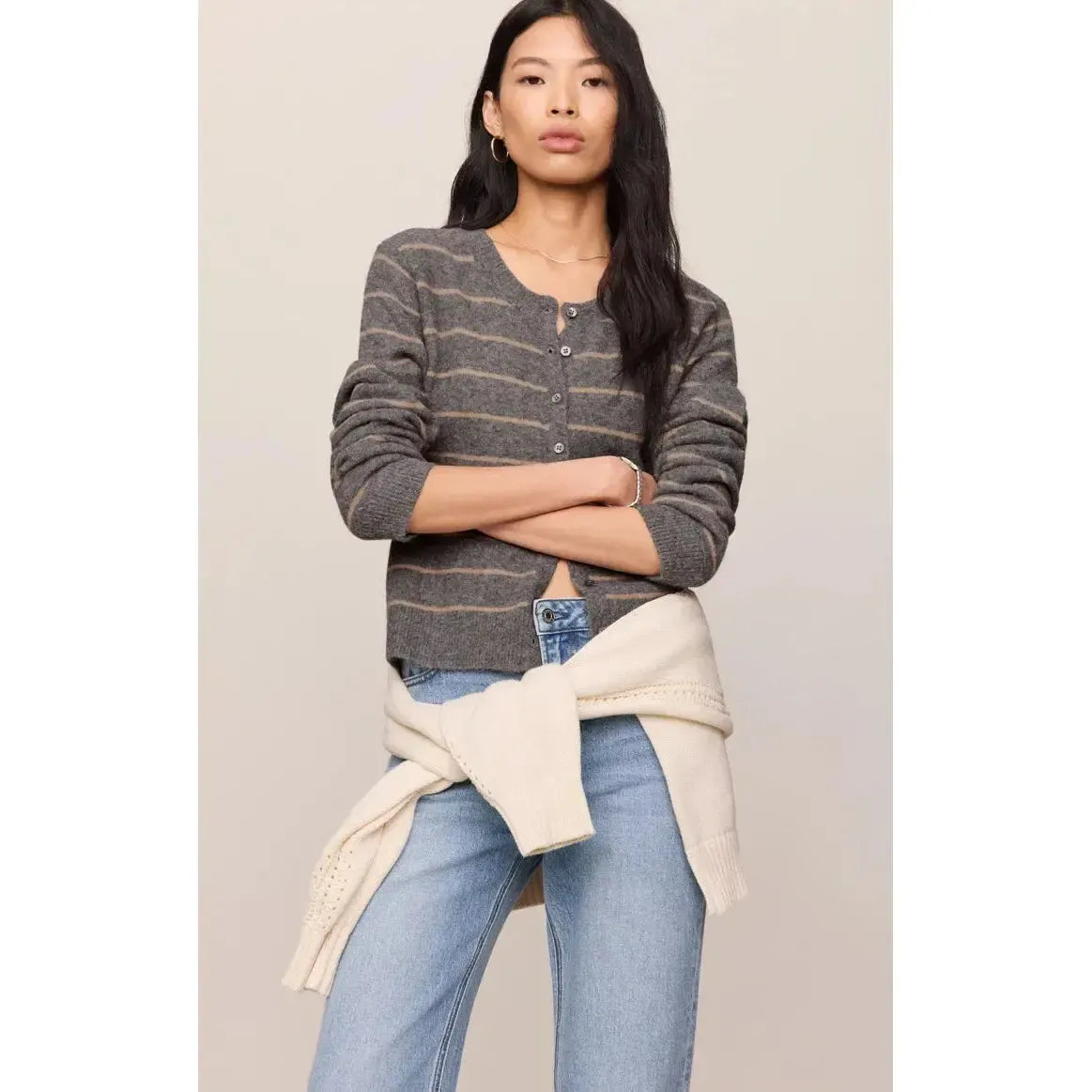 MEDINA STRIPE CARDIGAN-LADIES SWEATERS & KNITS-Z SUPPLY-JB Evans Fashions & Footwear