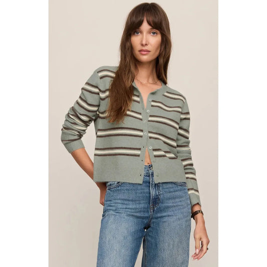 MEDINA STRIPE CARDIGAN-LADIES SWEATERS & KNITS-Z SUPPLY-JB Evans Fashions & Footwear