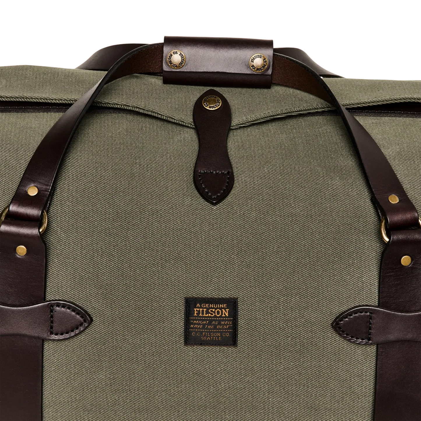 MEDIUM DUFFLE OTTER GREEN-TRAVEL ACCESSORIES-FILSON-JB Evans Fashions & Footwear