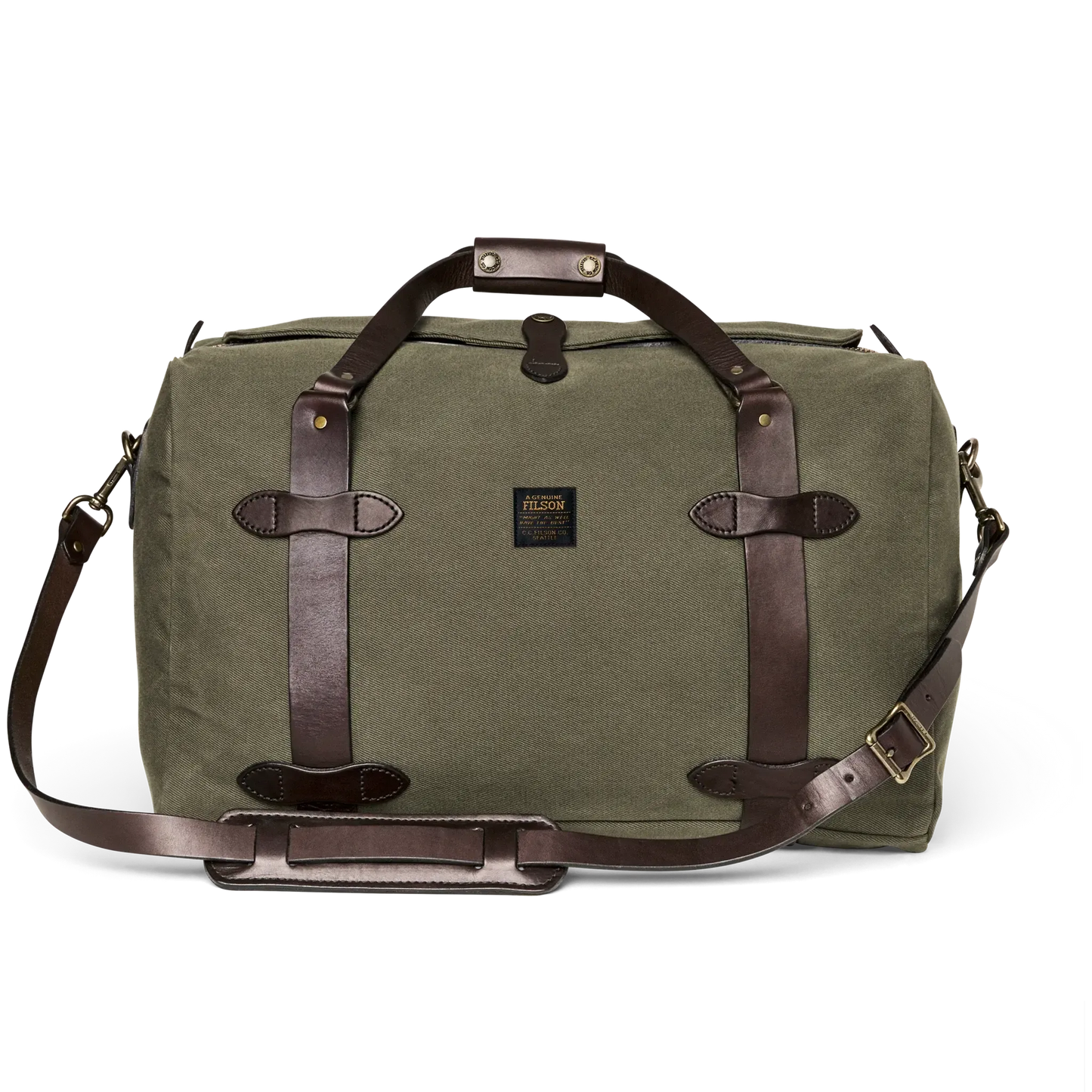 MEDIUM DUFFLE OTTER GREEN-TRAVEL ACCESSORIES-FILSON-JB Evans Fashions & Footwear