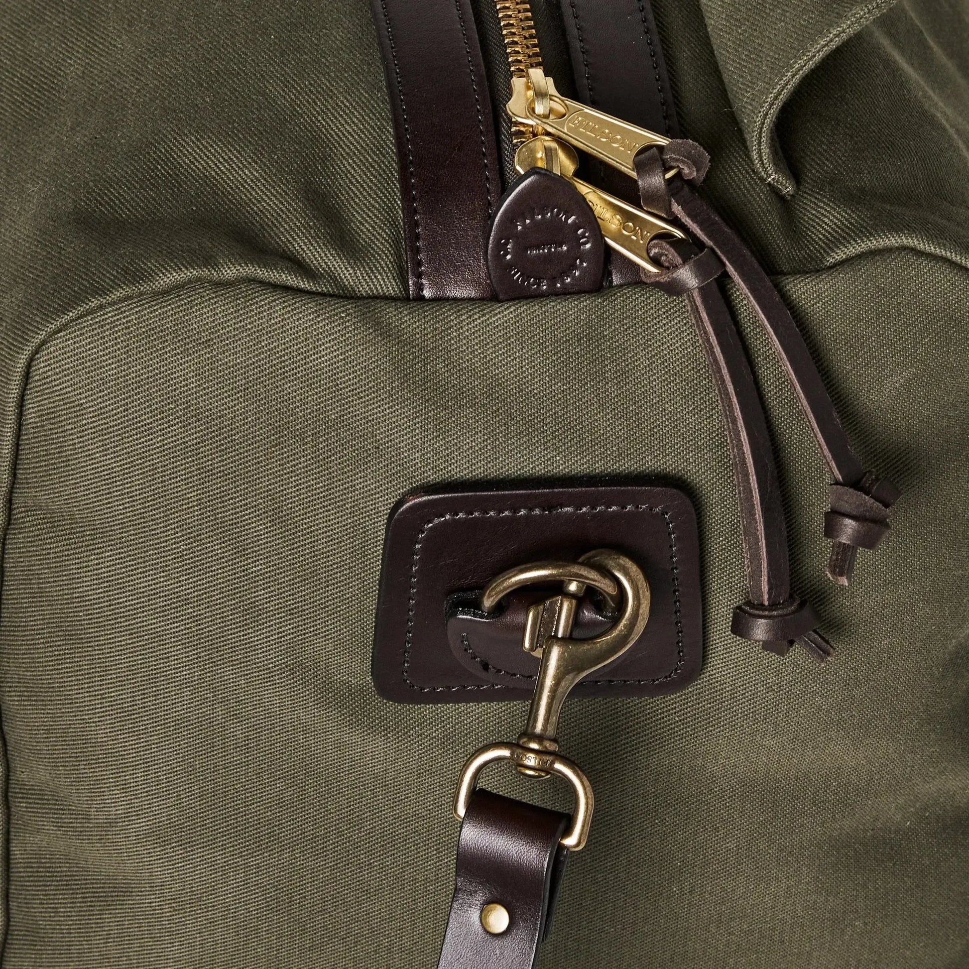 MEDIUM DUFFLE OTTER GREEN-TRAVEL ACCESSORIES-FILSON-JB Evans Fashions & Footwear