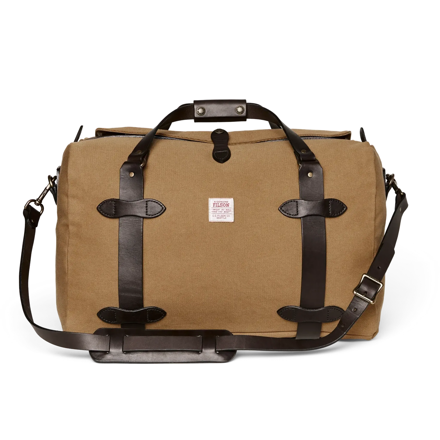 MEDIUM DUFFLE TAN-TRAVEL ACCESSORIES-FILSON-JB Evans Fashions & Footwear