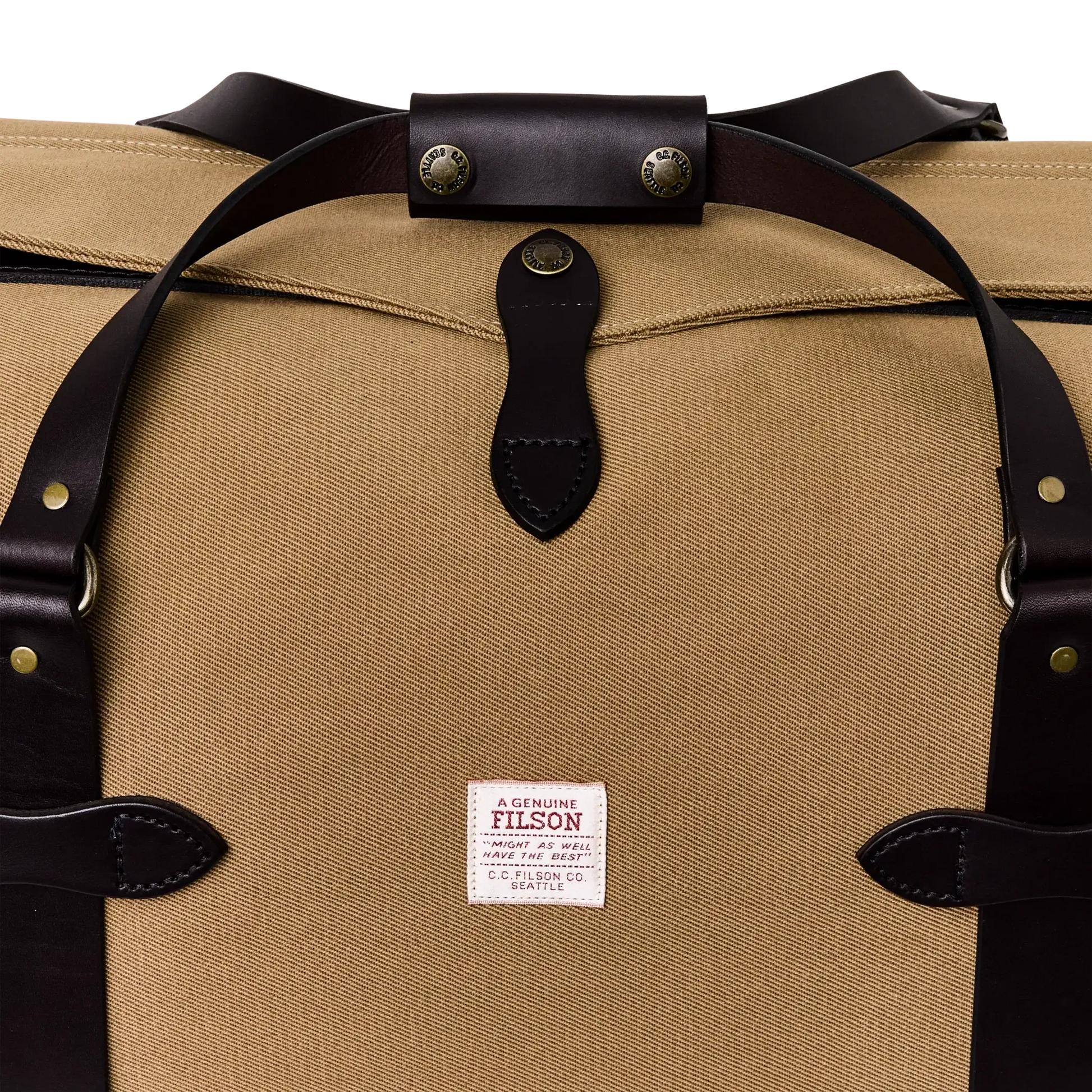 MEDIUM DUFFLE TAN-TRAVEL ACCESSORIES-FILSON-JB Evans Fashions & Footwear