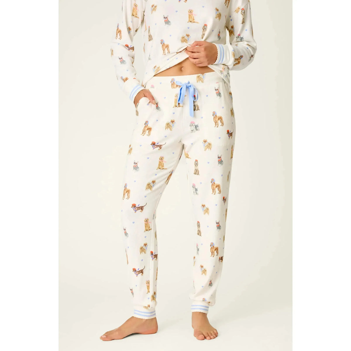 MEET IN PAWRIS PJ SET-LADIES LOUNGE & SLEEPWEAR-PJ SALVAGE-JB Evans Fashions & Footwear