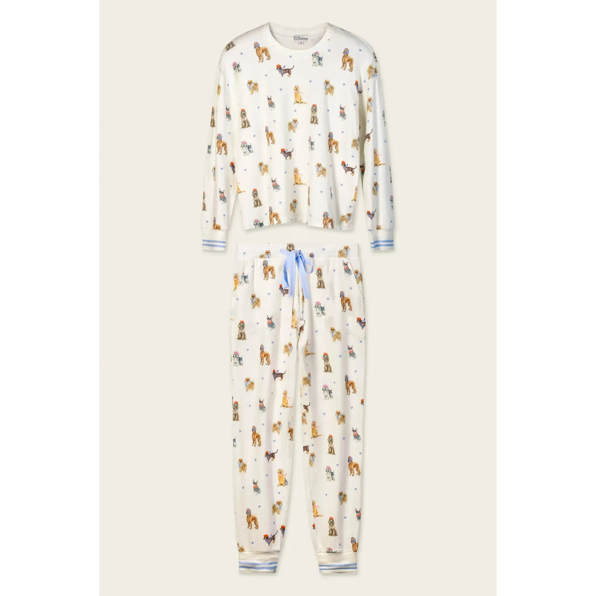 MEET IN PAWRIS PJ SET-LADIES LOUNGE & SLEEPWEAR-PJ SALVAGE-JB Evans Fashions & Footwear