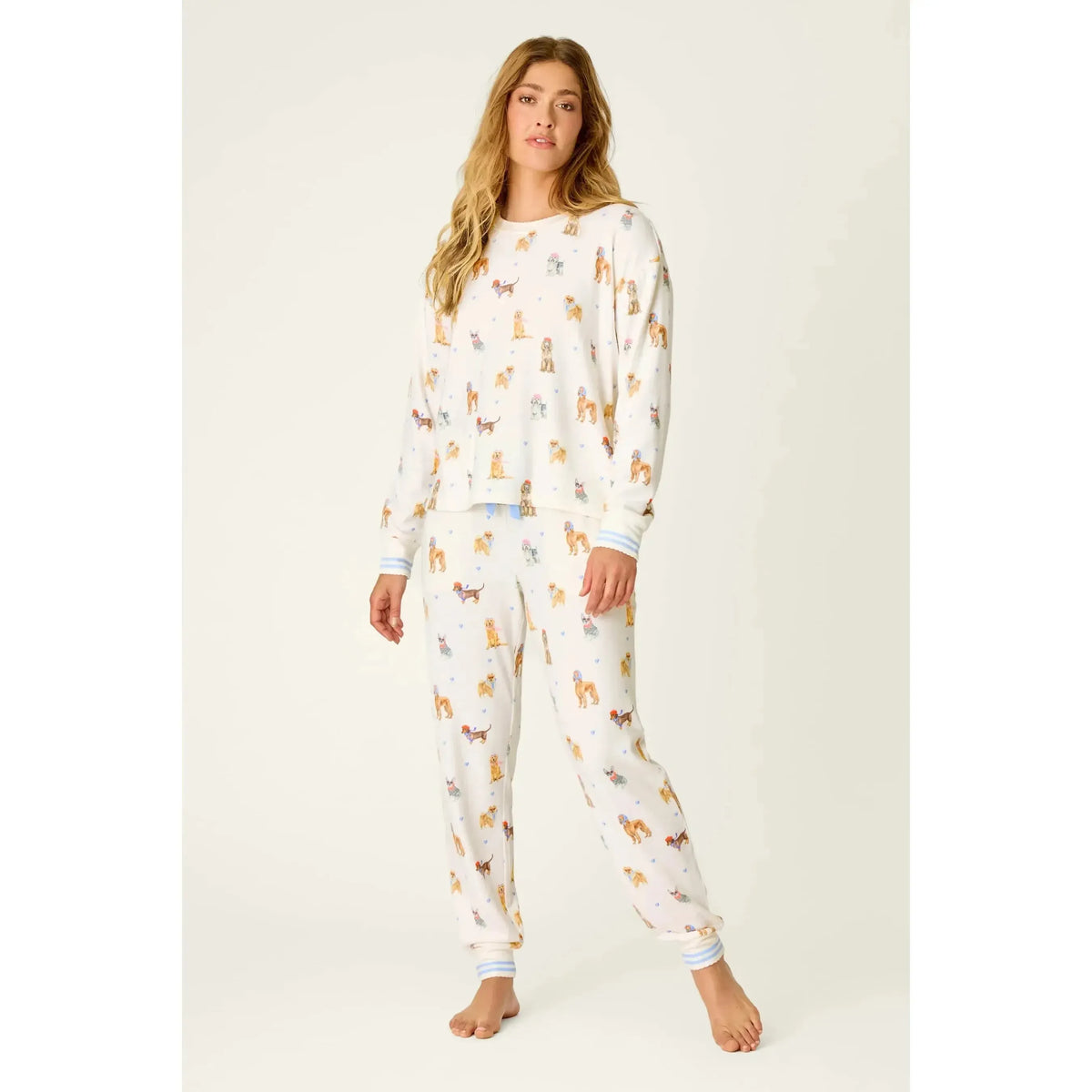 MEET IN PAWRIS PJ SET-LADIES LOUNGE & SLEEPWEAR-PJ SALVAGE-JB Evans Fashions & Footwear