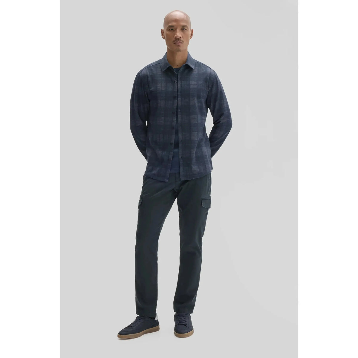 METEOR LS KNIT SHIRT-MENS SHIRTS-ROBERT BARAKETT-JB Evans Fashions & Footwear