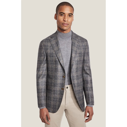 MIDLAND MELANGE CHECK SPJ-MENS SPORT JACKETS-JACK VICTOR-JB Evans Fashions & Footwear