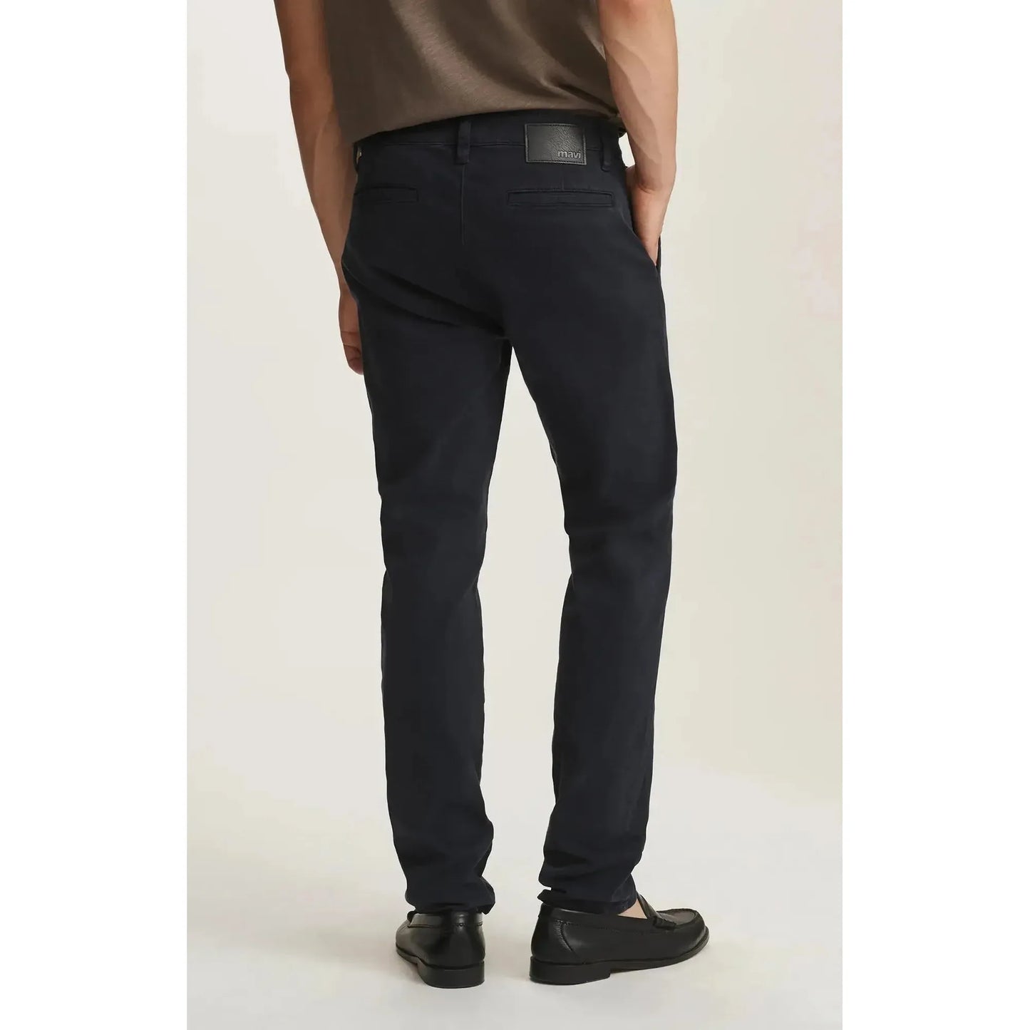 MILTON DARK NAVY CASUAL TWILL-MENS PANTS-MAVI-JB Evans Fashions & Footwear