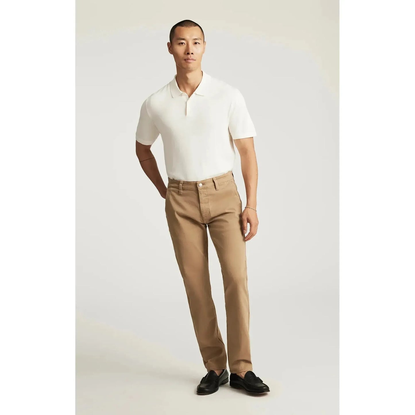 MILTON KHAKI CASUAL TWILL-MENS PANTS-MAVI-JB Evans Fashions & Footwear