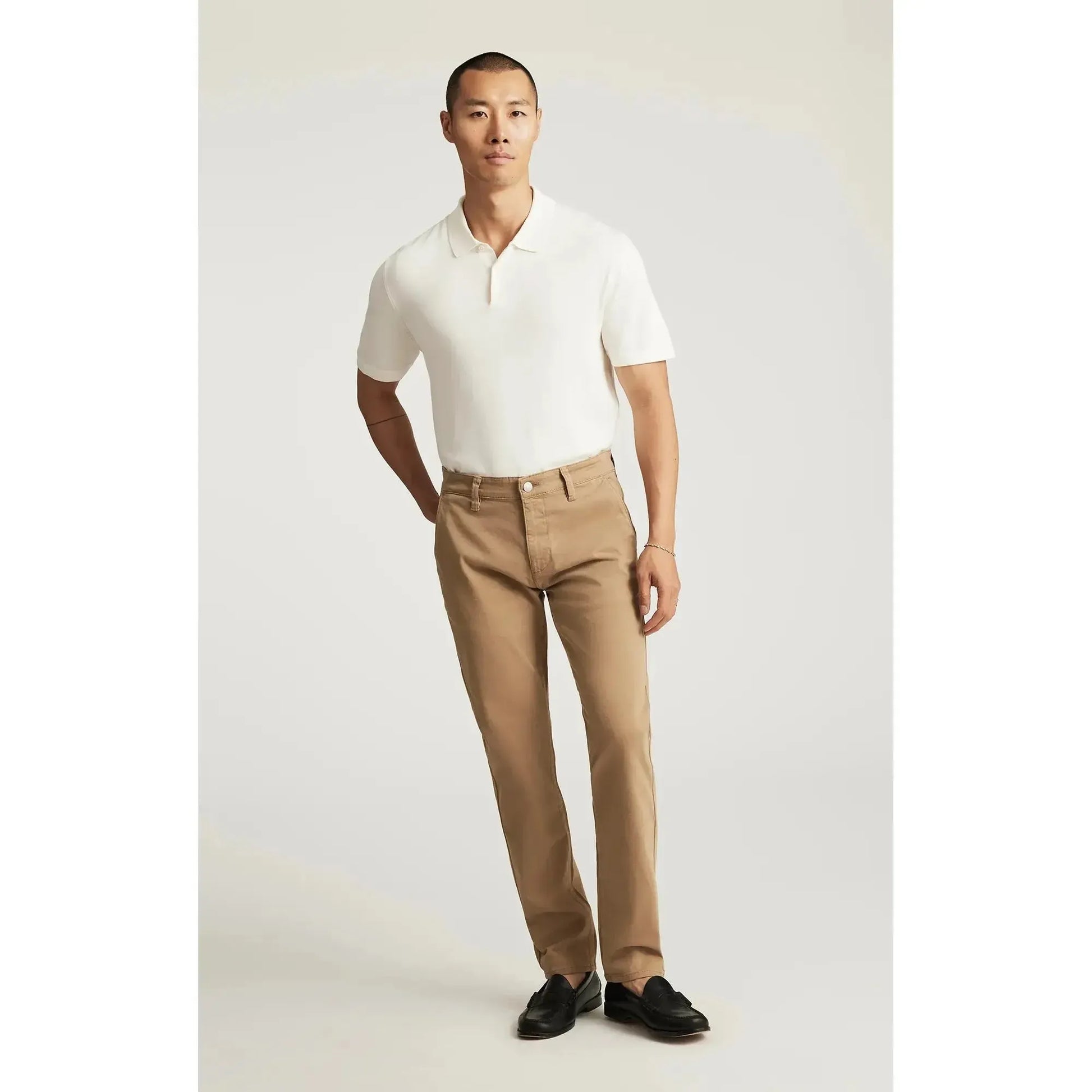 MILTON KHAKI CASUAL TWILL-MENS PANTS-MAVI-JB Evans Fashions & Footwear