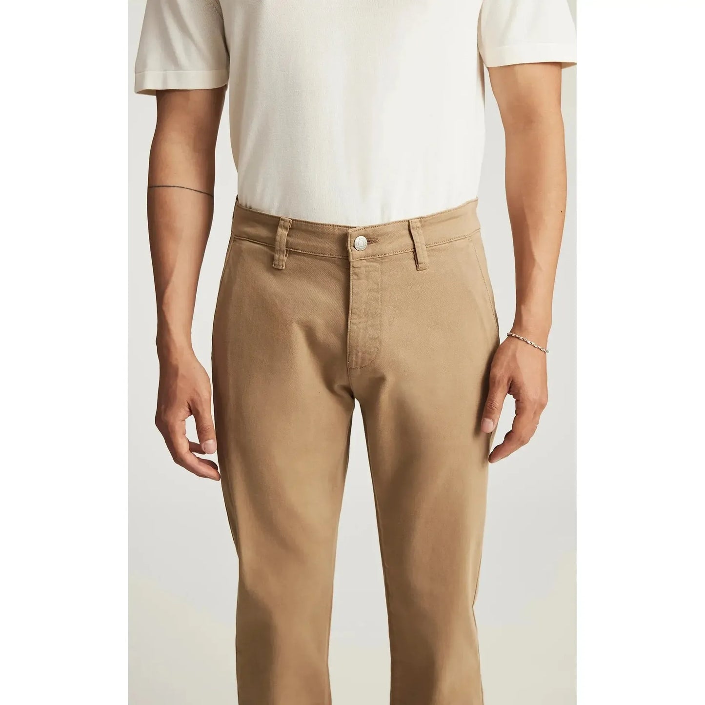 MILTON KHAKI CASUAL TWILL-MENS PANTS-MAVI-JB Evans Fashions & Footwear