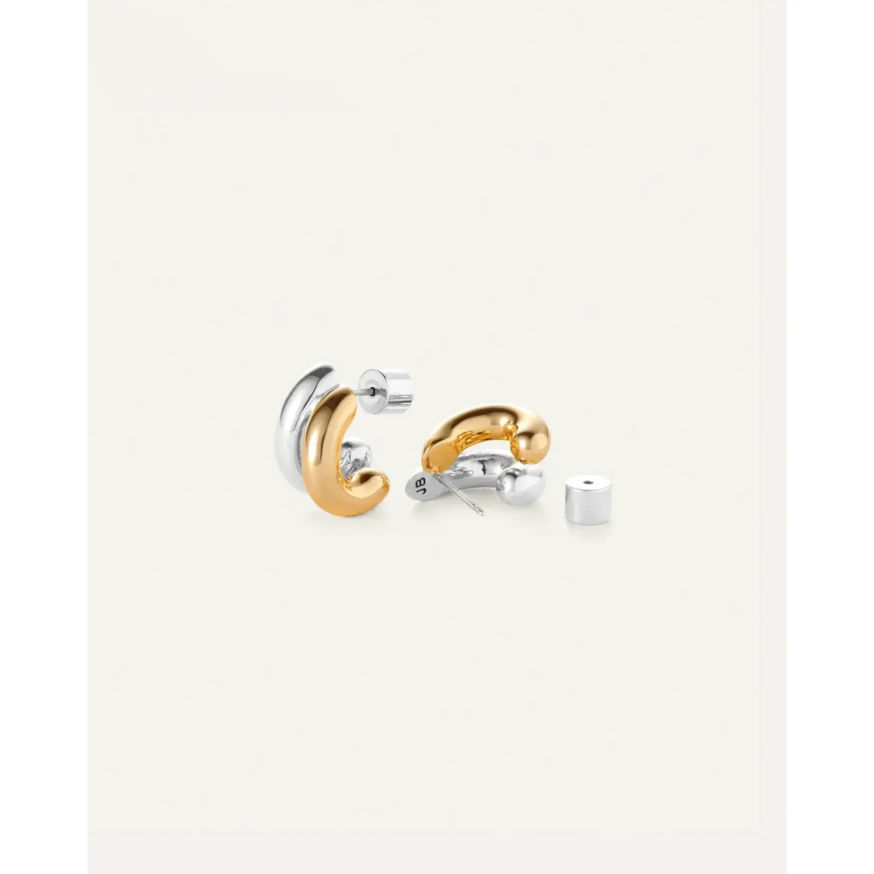 MINI FLORENCE TWO TONE EARRINGS-LADIES ACCESSORIES-JENNY BIRD-JB Evans Fashions & Footwear