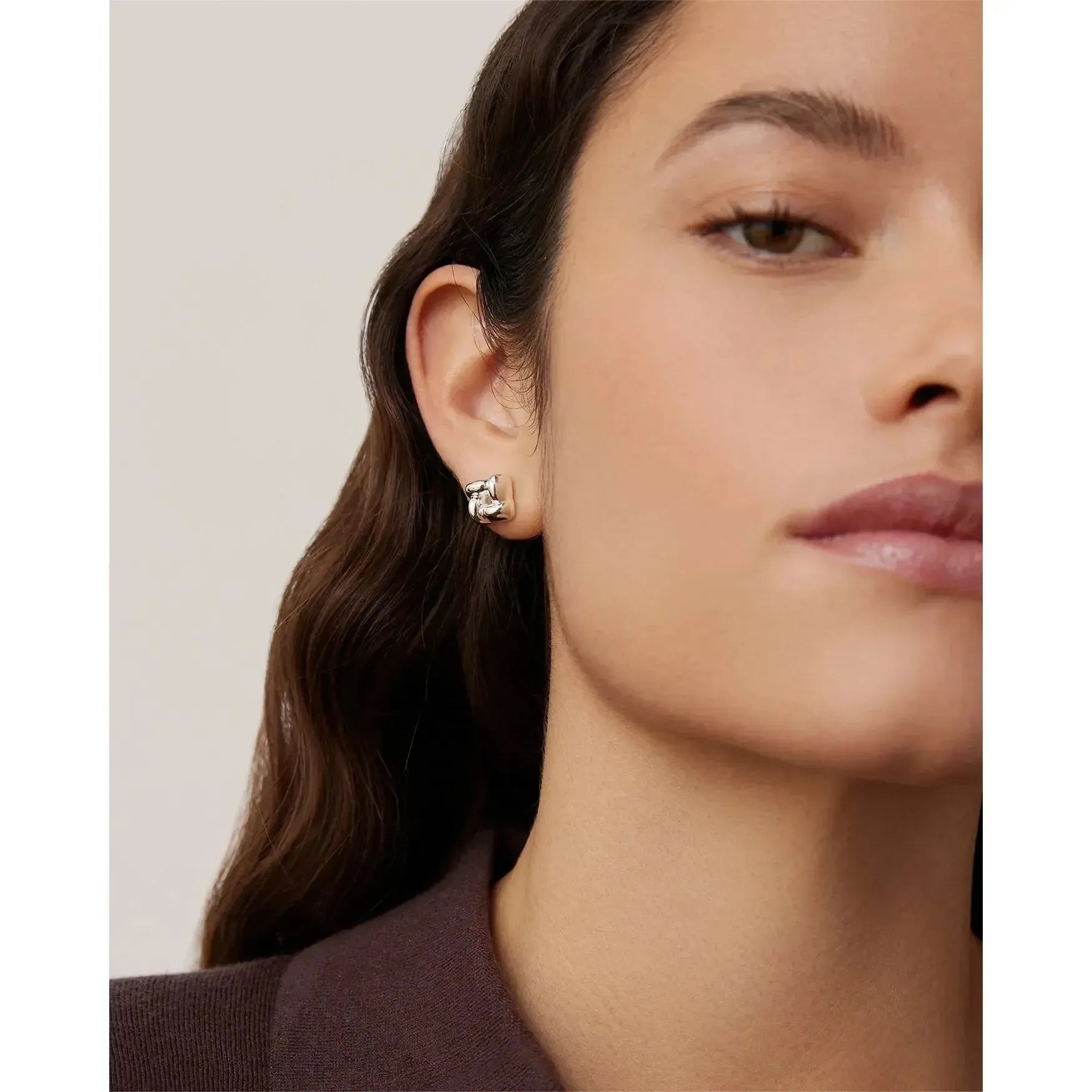 MINI WOVEN SQUARE EARRINGS-LADIES ACCESSORIES-JENNY BIRD-JB Evans Fashions & Footwear
