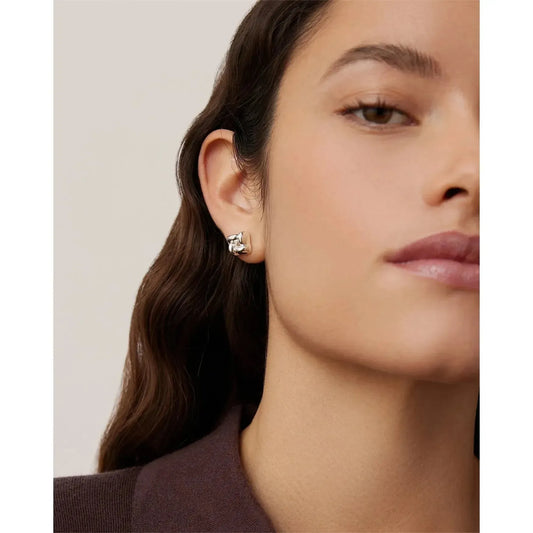 MINI WOVEN SQUARE EARRINGS-LADIES ACCESSORIES-JENNY BIRD-JB Evans Fashions & Footwear