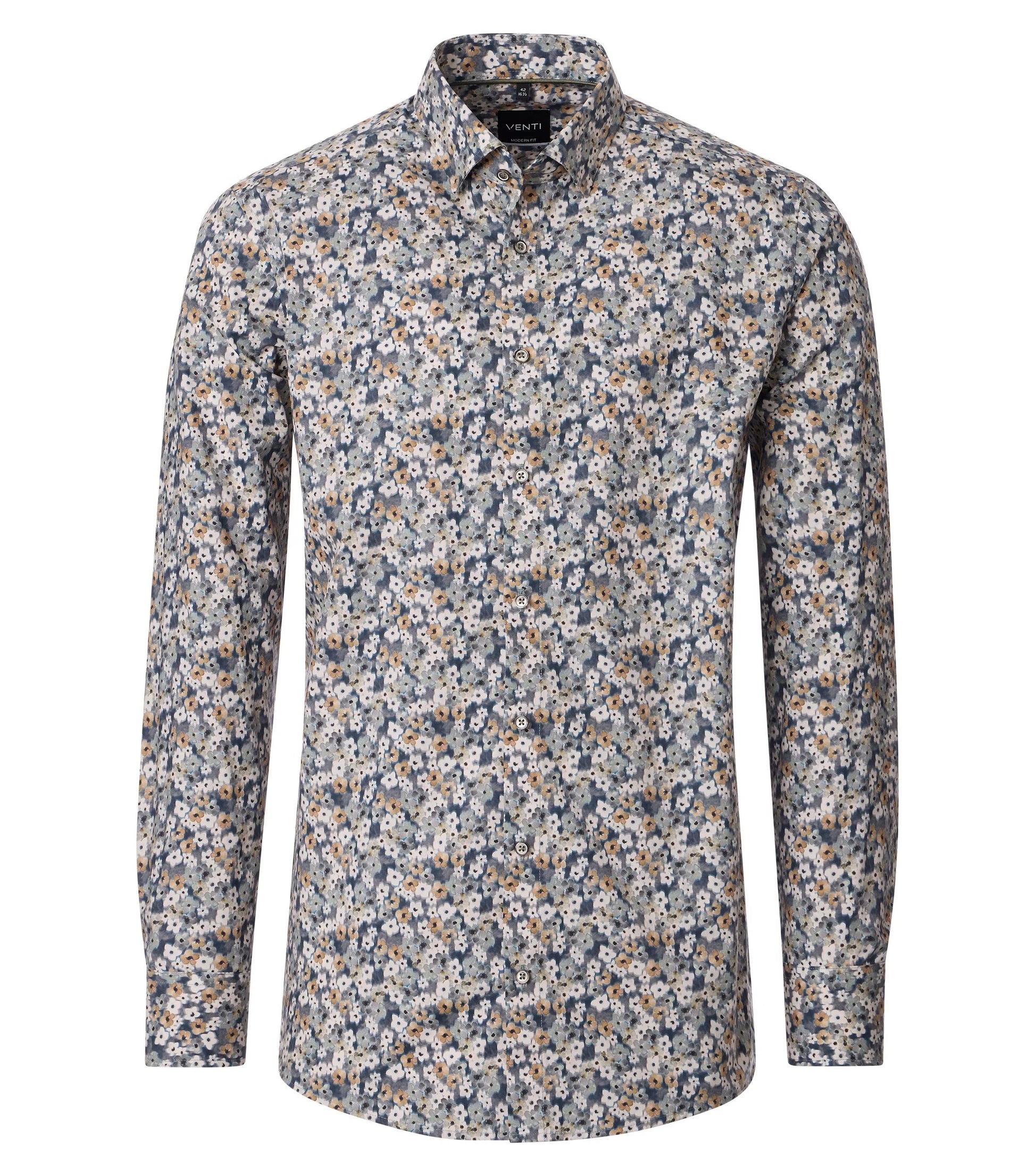 MODERN FIT B.D FLORAL-MENS DRESS SHIRTS-VENTI-JB Evans Fashions & Footwear