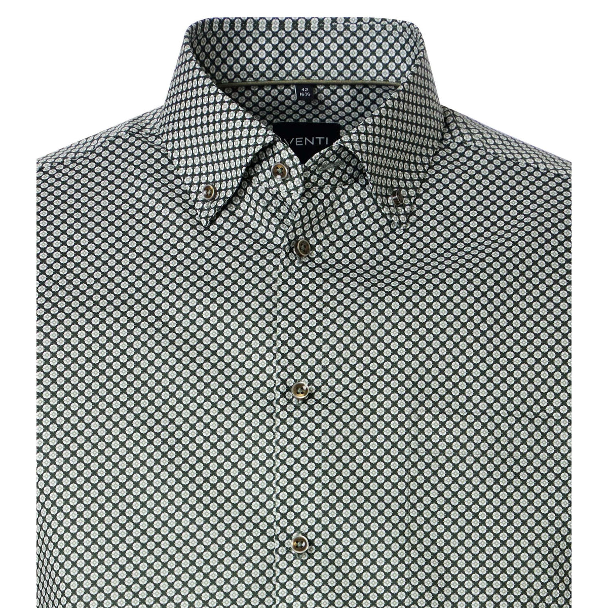 MODERN FIT B.D GEO PATTERN-MENS DRESS SHIRTS-VENTI-JB Evans Fashions & Footwear