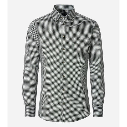 MODERN FIT B.D GEO PATTERN-MENS DRESS SHIRTS-VENTI-JB Evans Fashions & Footwear