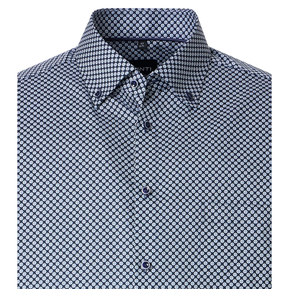 MODERN FIT B.D GEO PRINT-MENS DRESS SHIRTS-VENTI-JB Evans Fashions & Footwear