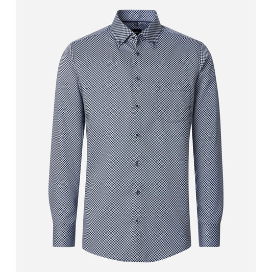 MODERN FIT B.D GEO PRINT-MENS DRESS SHIRTS-VENTI-JB Evans Fashions & Footwear