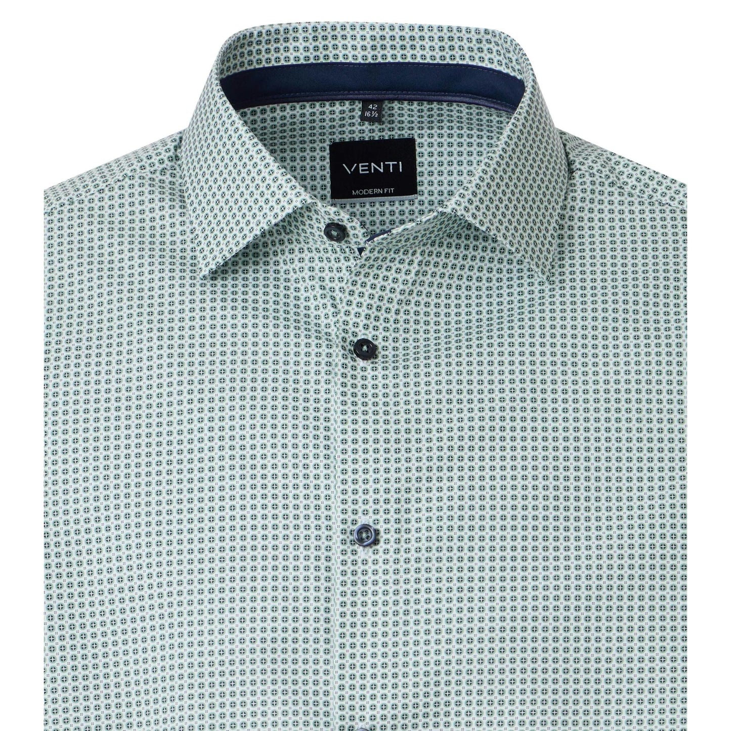 MODERN FIT CIRCLE PRINT-MENS DRESS SHIRTS-VENTI-JB Evans Fashions & Footwear