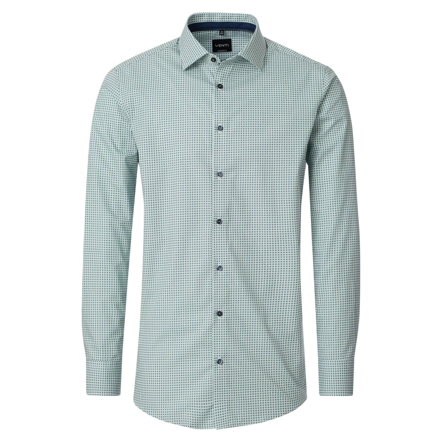 MODERN FIT CIRCLE PRINT-MENS DRESS SHIRTS-VENTI-JB Evans Fashions & Footwear