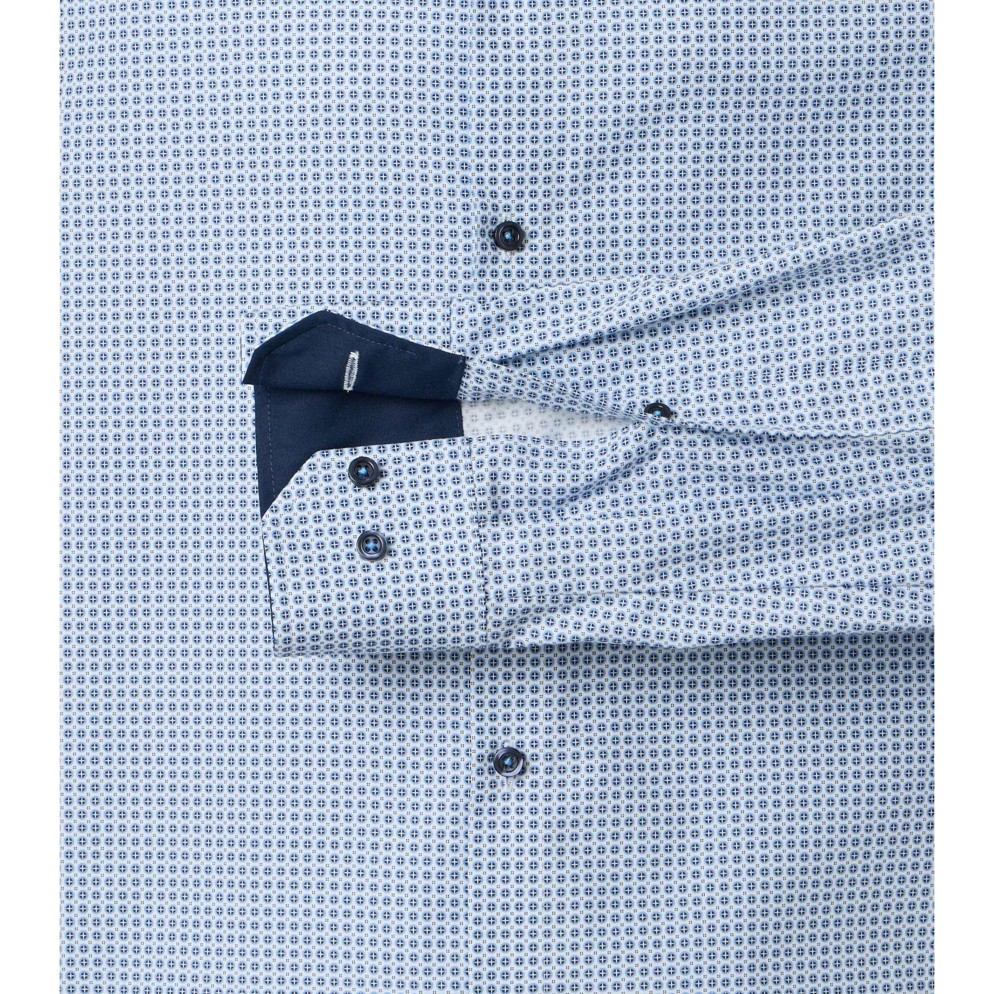 MODERN FIT CIRCLE PRINT "NOOS"-MENS DRESS SHIRTS-VENTI-JB Evans Fashions & Footwear