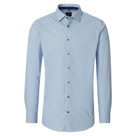MODERN FIT CIRCLE PRINT "NOOS"-MENS DRESS SHIRTS-VENTI-JB Evans Fashions & Footwear