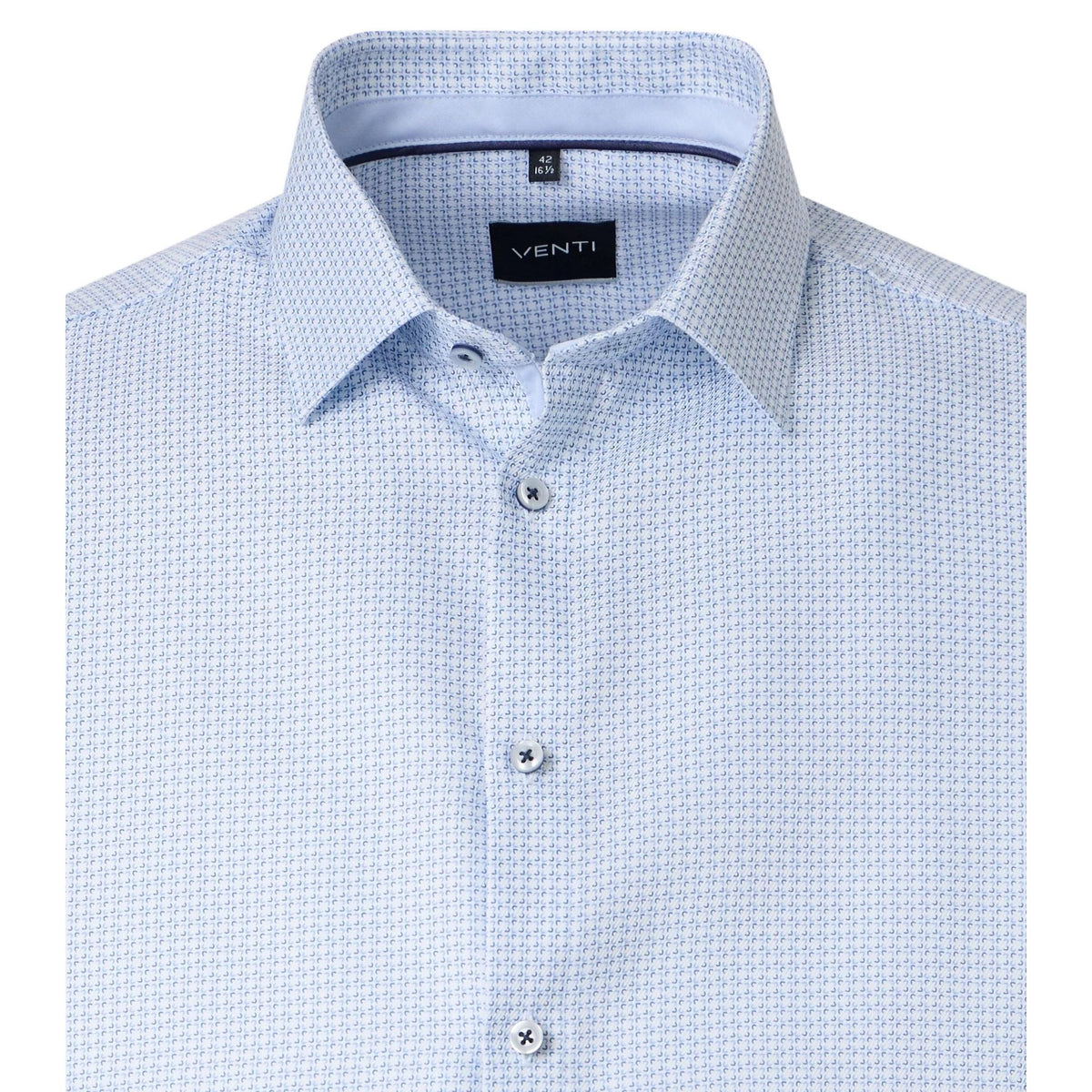 MODERN FIT DOBBY WEAVE-MENS DRESS SHIRTS-VENTI-JB Evans Fashions & Footwear
