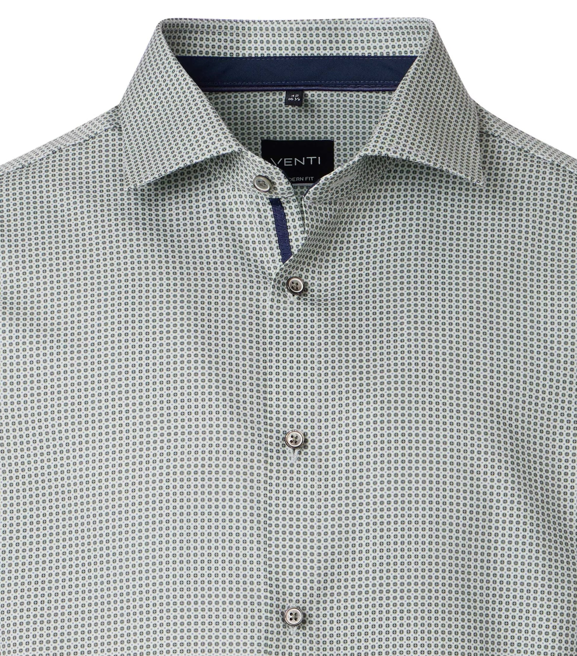 MODERN FIT DOT PATTERN-MENS DRESS SHIRTS-VENTI-JB Evans Fashions & Footwear