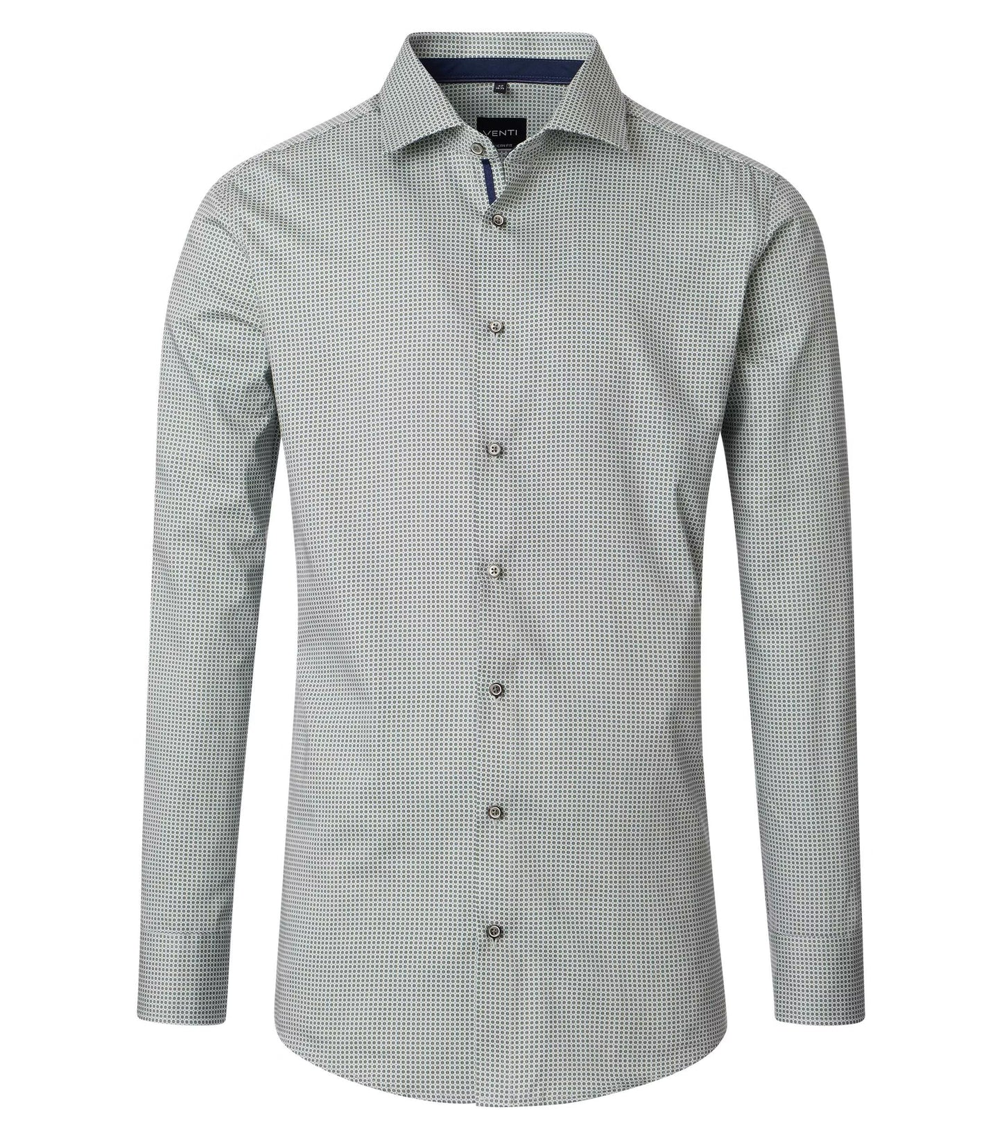 MODERN FIT DOT PATTERN-MENS DRESS SHIRTS-VENTI-JB Evans Fashions & Footwear