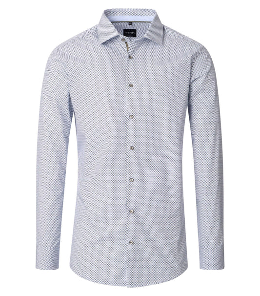 MODERN FIT DOT PATTERN-MENS DRESS SHIRTS-VENTI-JB Evans Fashions & Footwear