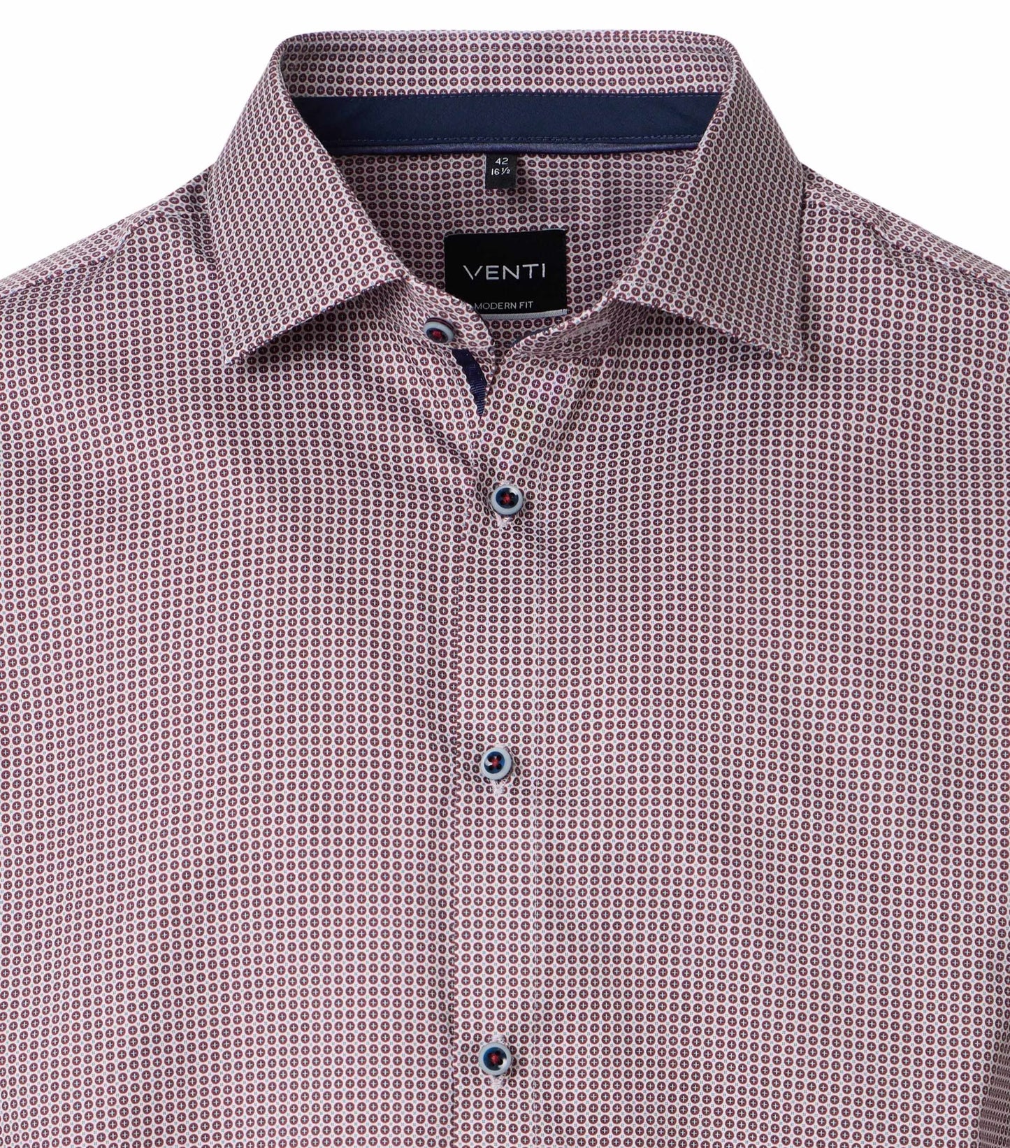 MODERN FIT DOT PRINT-MENS DRESS SHIRTS-VENTI-JB Evans Fashions & Footwear