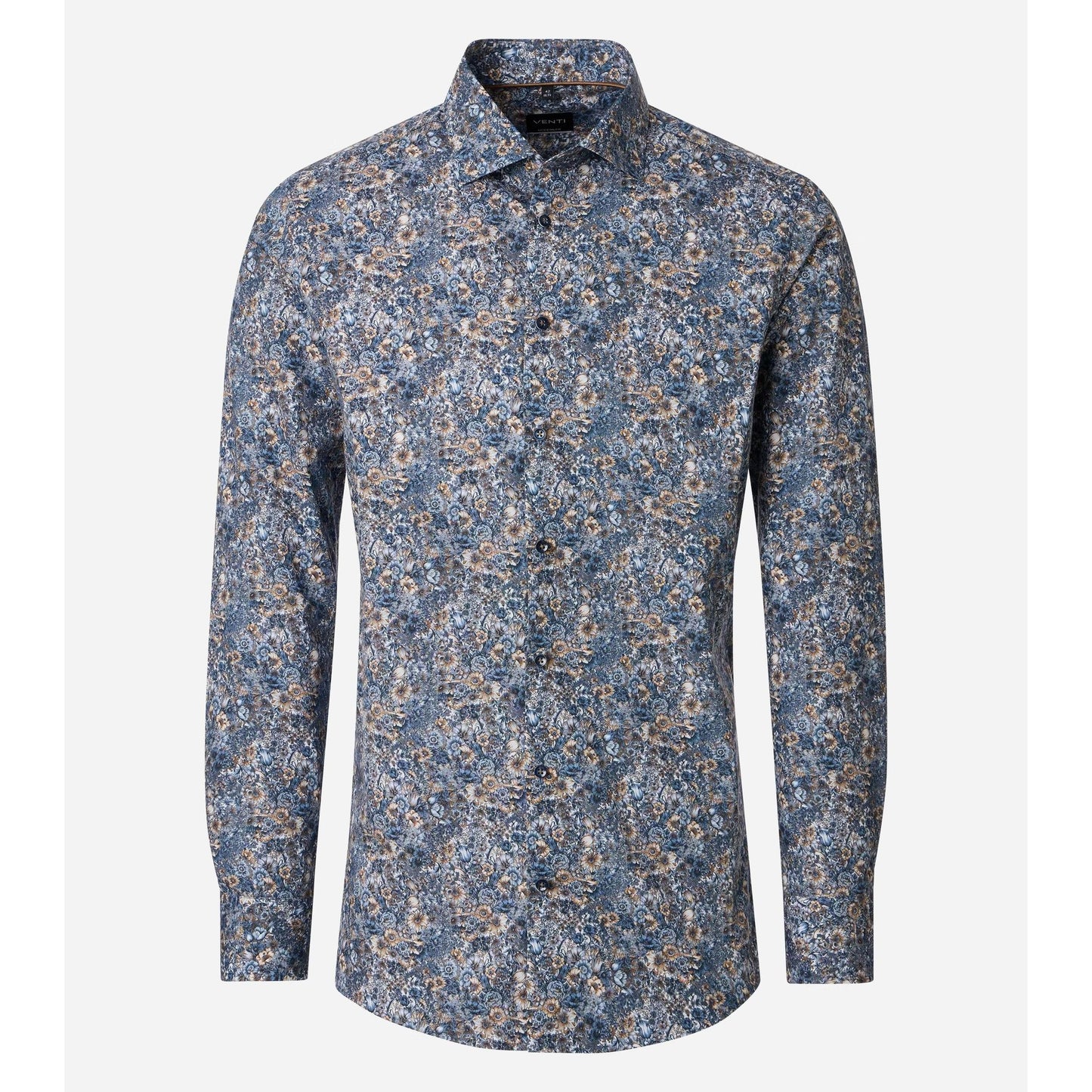MODERN FIT FLORAL PRINT-MENS DRESS SHIRTS-VENTI-JB Evans Fashions & Footwear