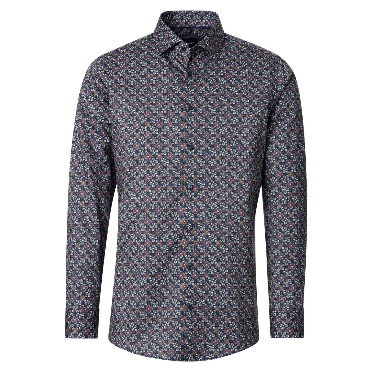 MODERN FIT FLORAL PRINT-MENS DRESS SHIRTS-VENTI-JB Evans Fashions & Footwear