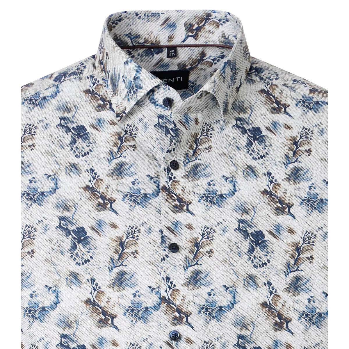 MODERN FIT LARGE FLORAL-MENS DRESS SHIRTS-VENTI-JB Evans Fashions & Footwear