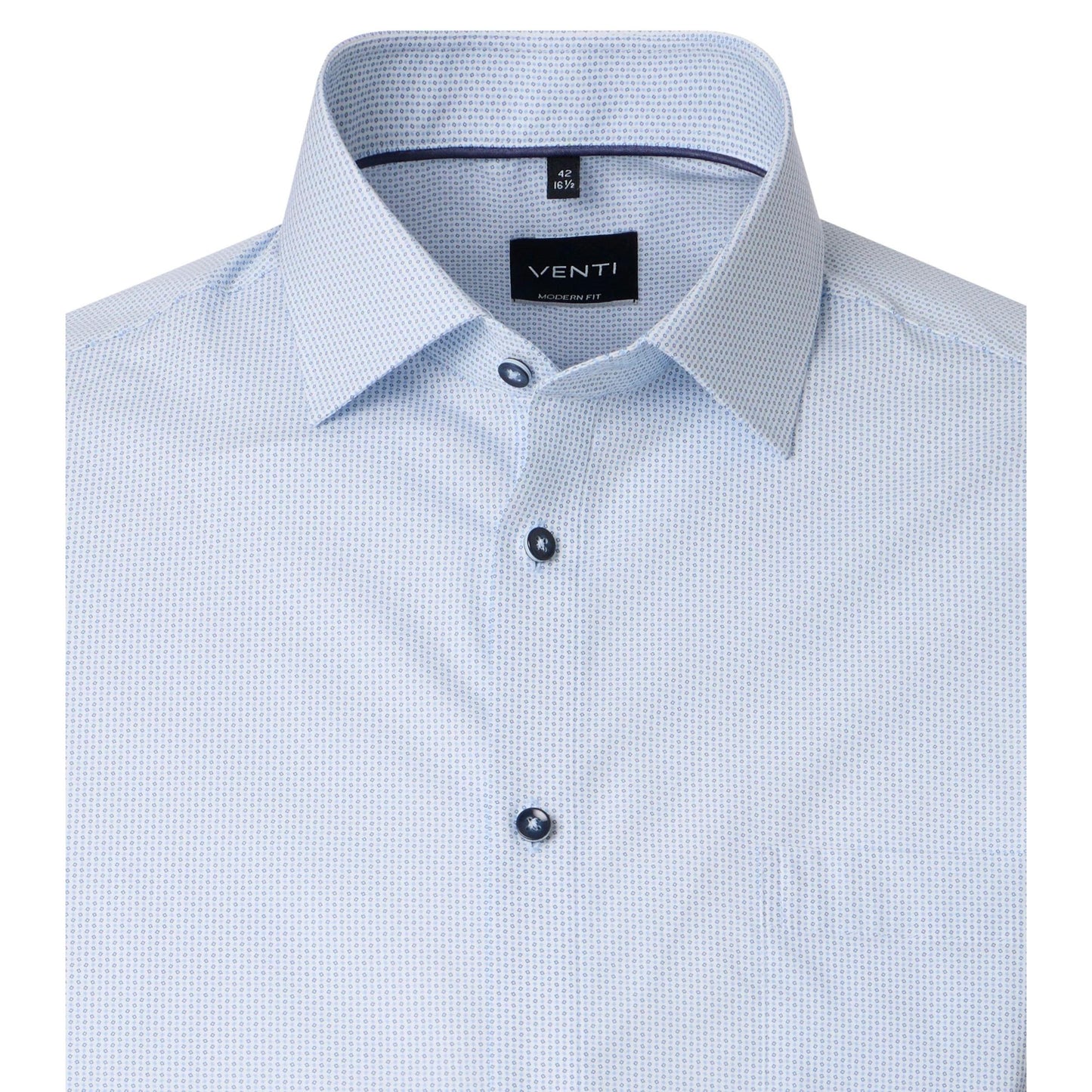 MODERN FIT MINI PRINT-MENS DRESS SHIRTS-VENTI-JB Evans Fashions & Footwear