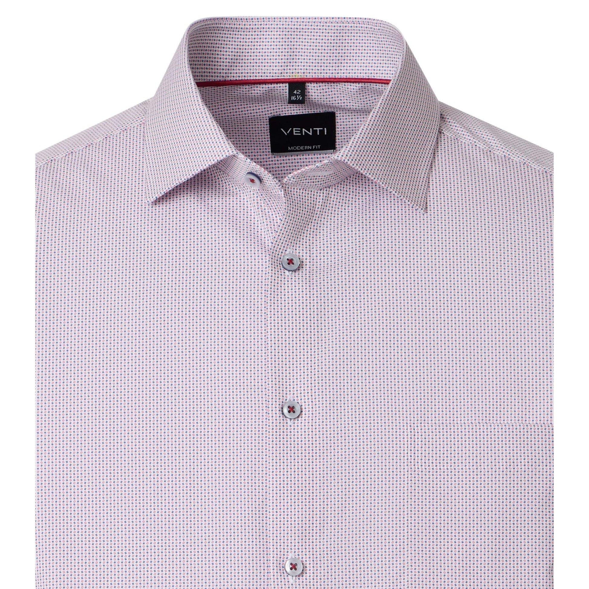 MODERN FIT MINI PRINT-MENS DRESS SHIRTS-VENTI-JB Evans Fashions & Footwear