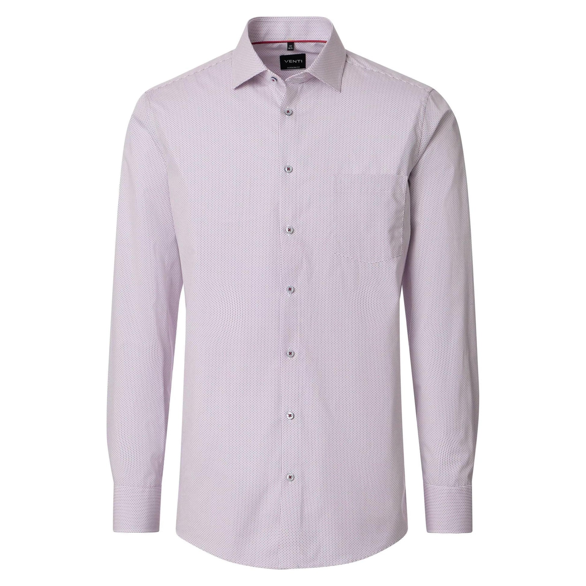 MODERN FIT MINI PRINT-MENS DRESS SHIRTS-VENTI-JB Evans Fashions & Footwear