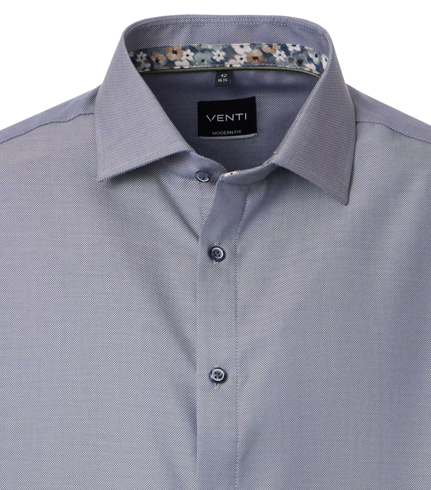 MODERN FIT STRUCTURE FABRIC-MENS DRESS SHIRTS-VENTI-JB Evans Fashions & Footwear