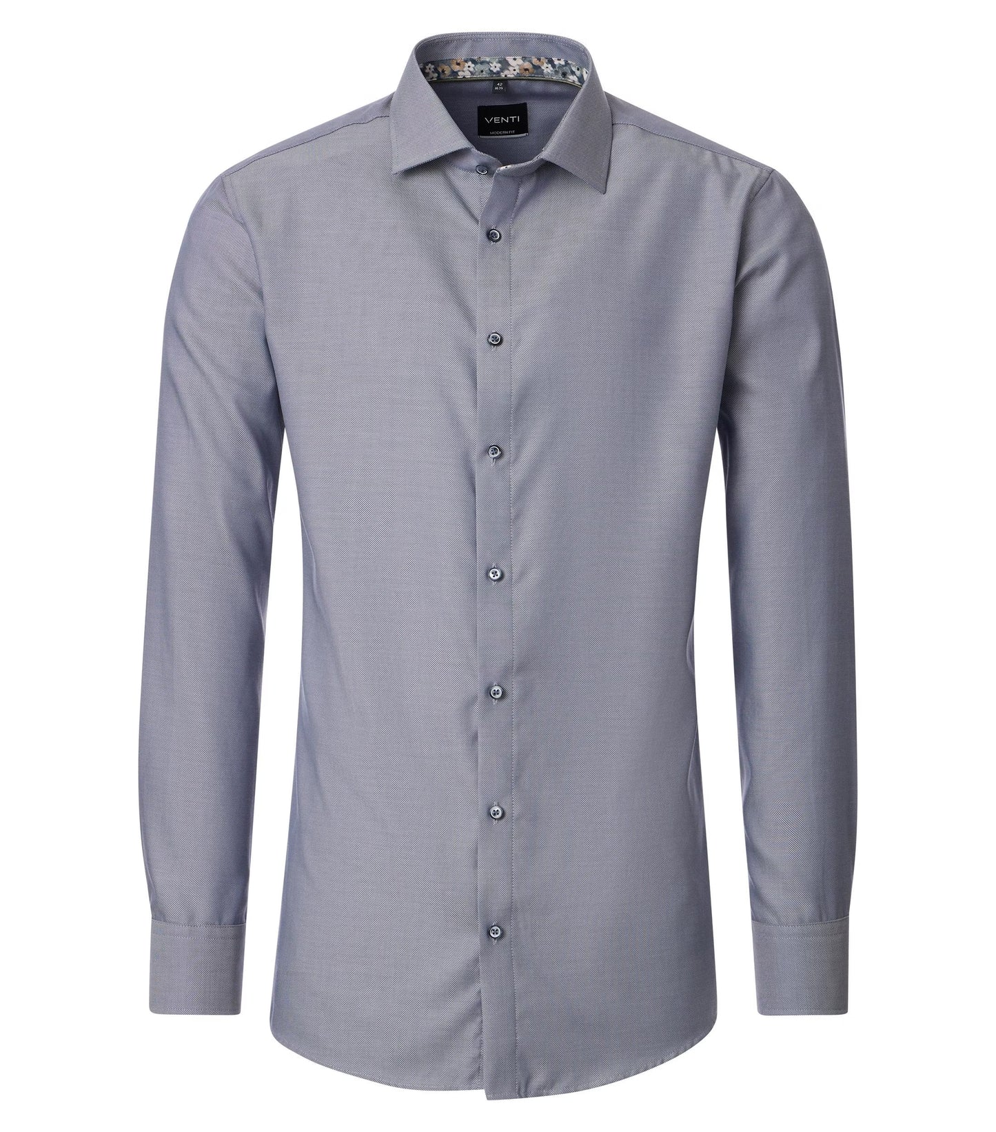 MODERN FIT STRUCTURE FABRIC-MENS DRESS SHIRTS-VENTI-JB Evans Fashions & Footwear