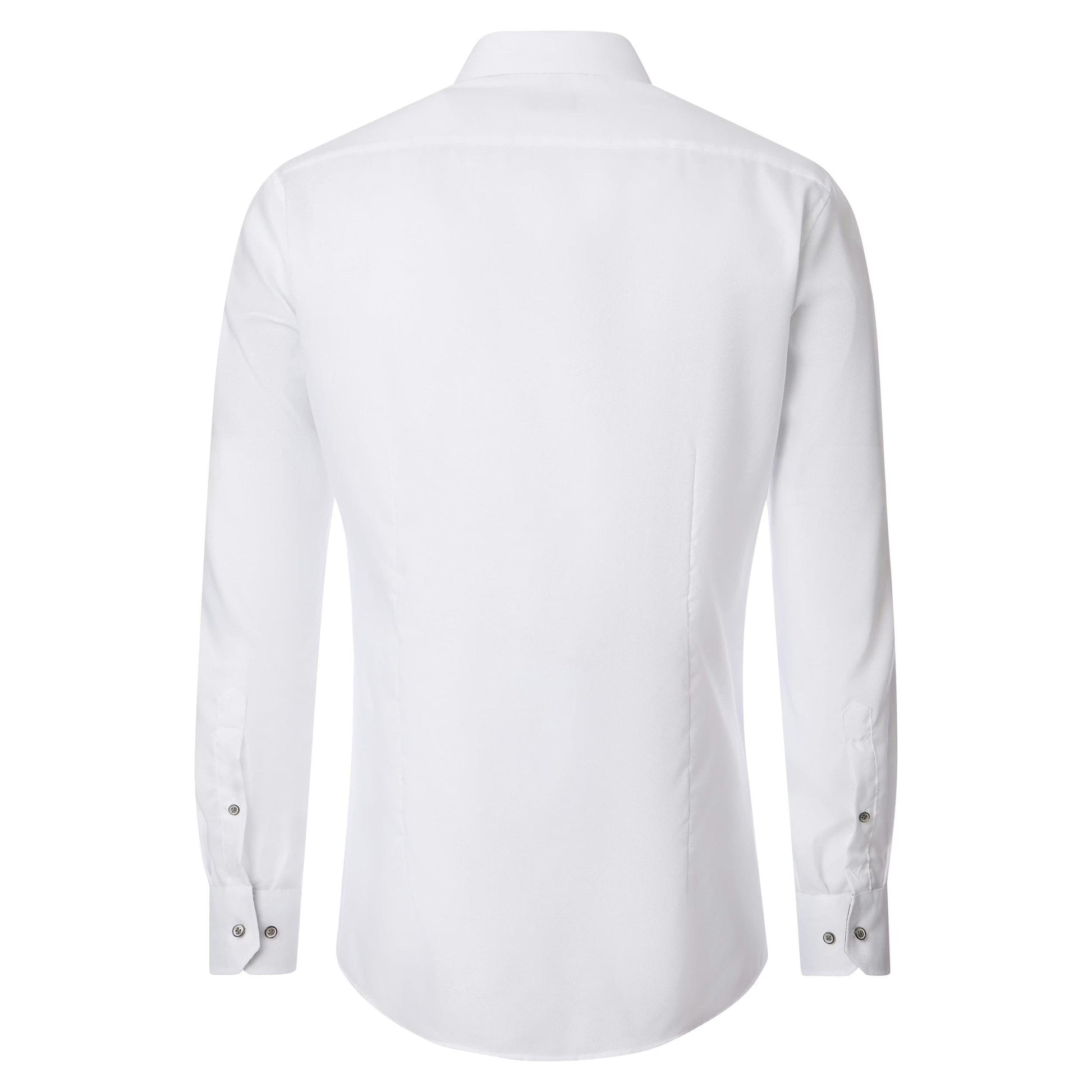 MODERN FIT STRUCTURE W/ BROWN BUTTON-MENS DRESS SHIRTS-VENTI-JB Evans Fashions & Footwear