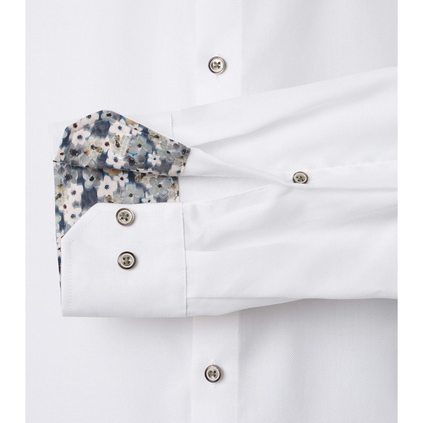 MODERN FIT STRUCTURE W/ BROWN BUTTON-MENS DRESS SHIRTS-VENTI-JB Evans Fashions & Footwear