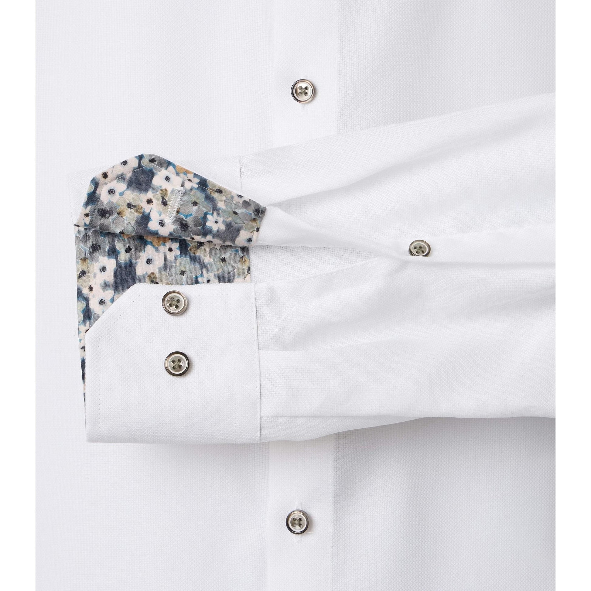 MODERN FIT STRUCTURE W/ BROWN BUTTON-MENS DRESS SHIRTS-VENTI-JB Evans Fashions & Footwear