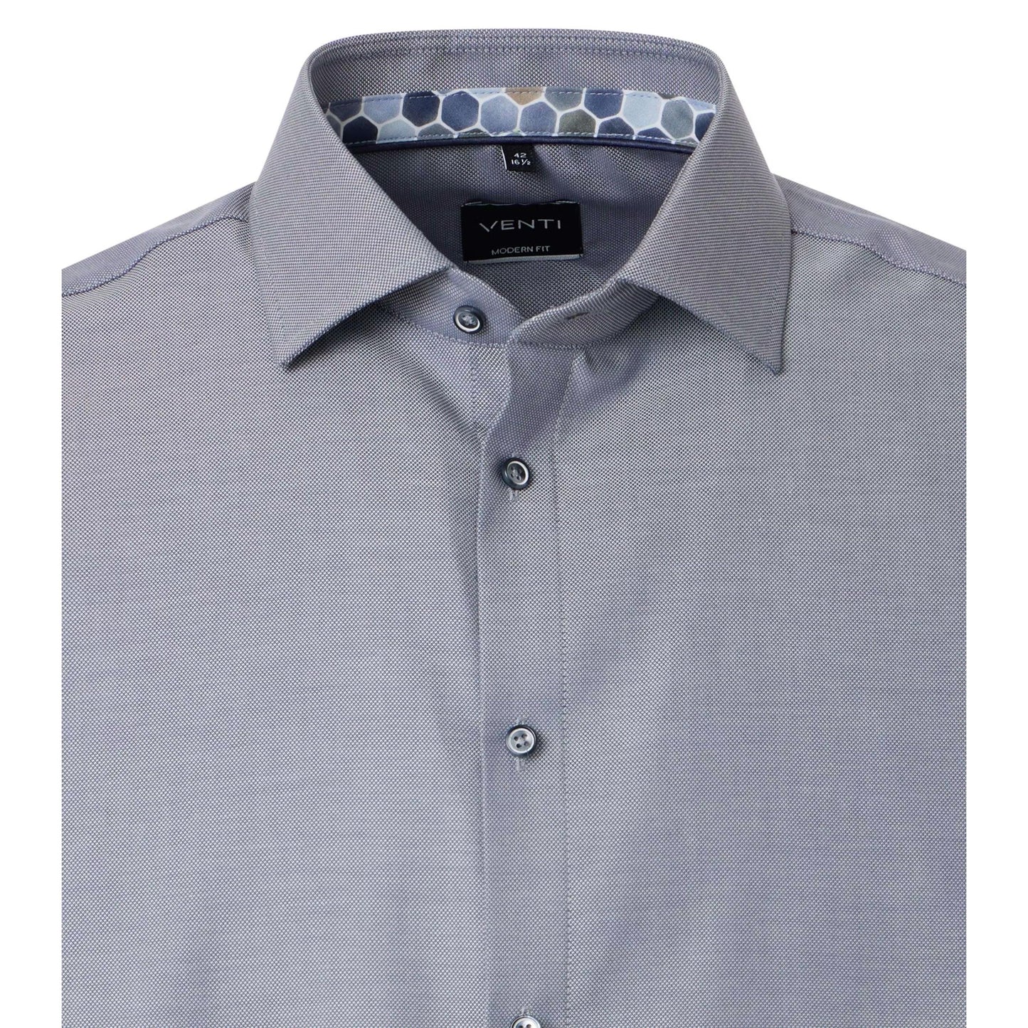 MODERN FIT TEXTURE WEAVE-MENS DRESS SHIRTS-VENTI-JB Evans Fashions & Footwear