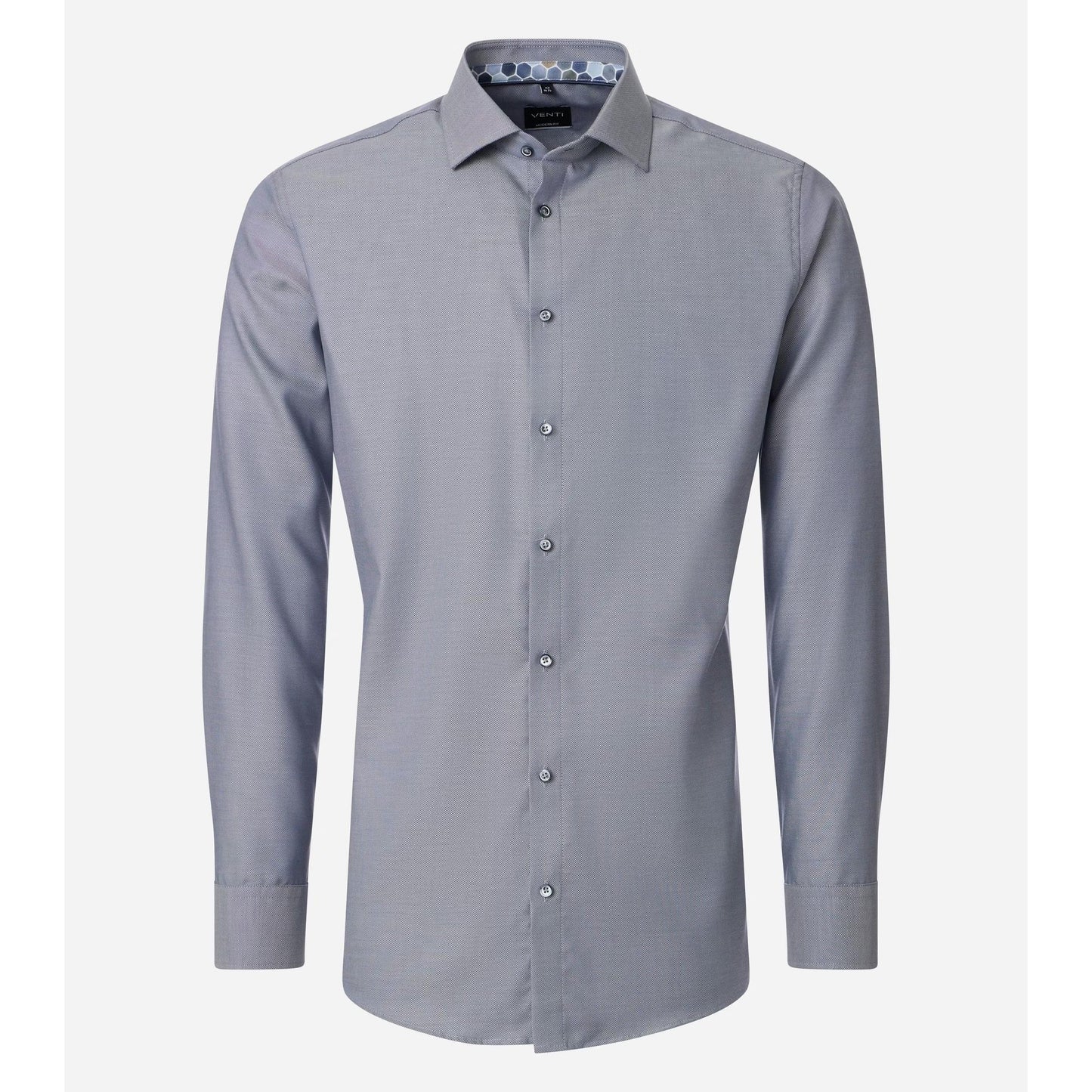 MODERN FIT TEXTURE WEAVE-MENS DRESS SHIRTS-VENTI-JB Evans Fashions & Footwear