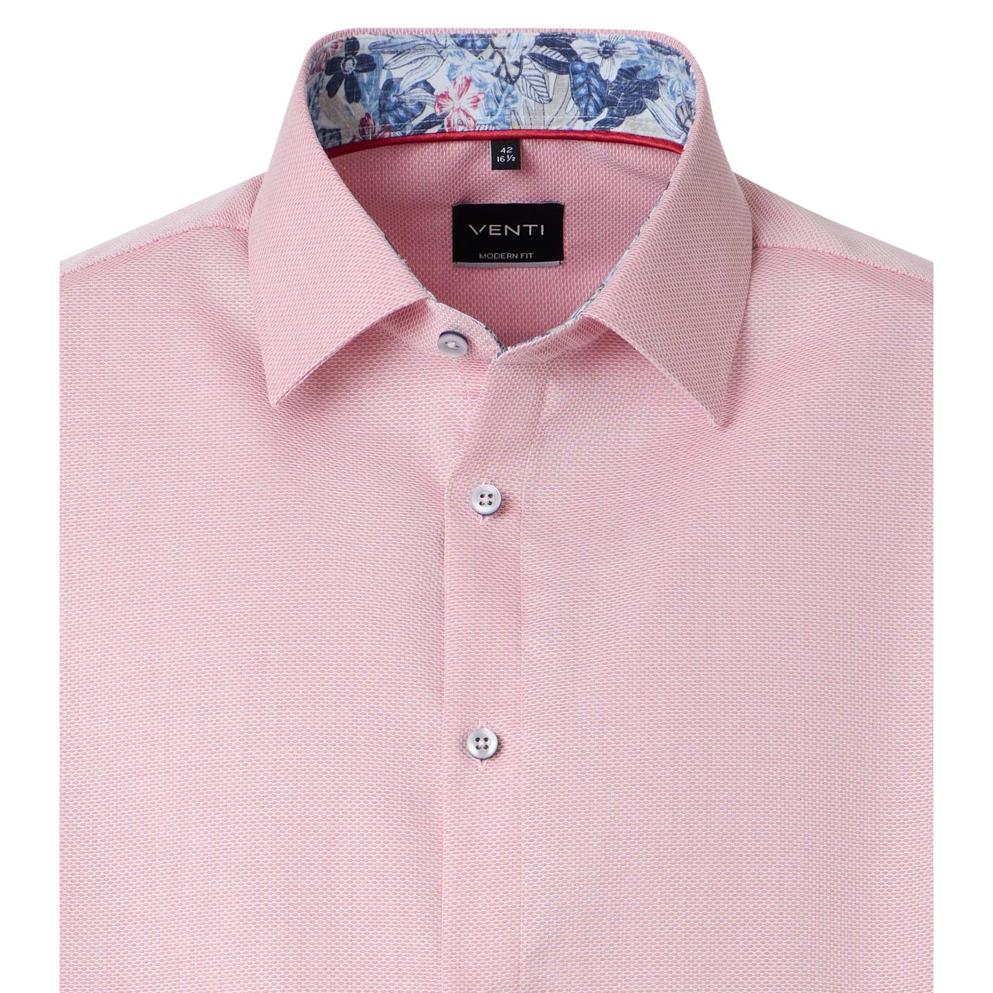 MODERN FIT TEXTURED TONAL WEAVE-MENS DRESS SHIRTS-VENTI-JB Evans Fashions & Footwear
