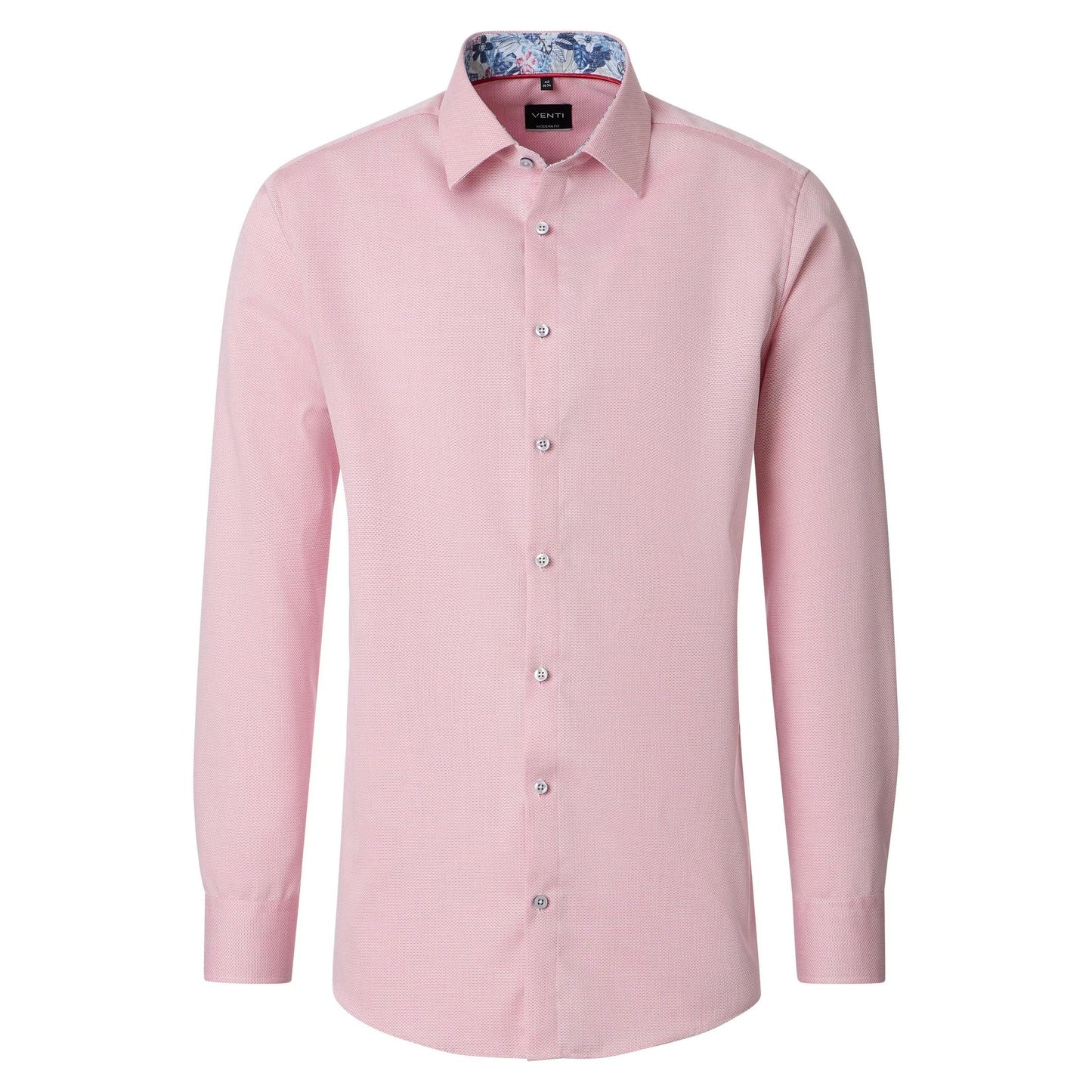 MODERN FIT TEXTURED TONAL WEAVE-MENS DRESS SHIRTS-VENTI-JB Evans Fashions & Footwear