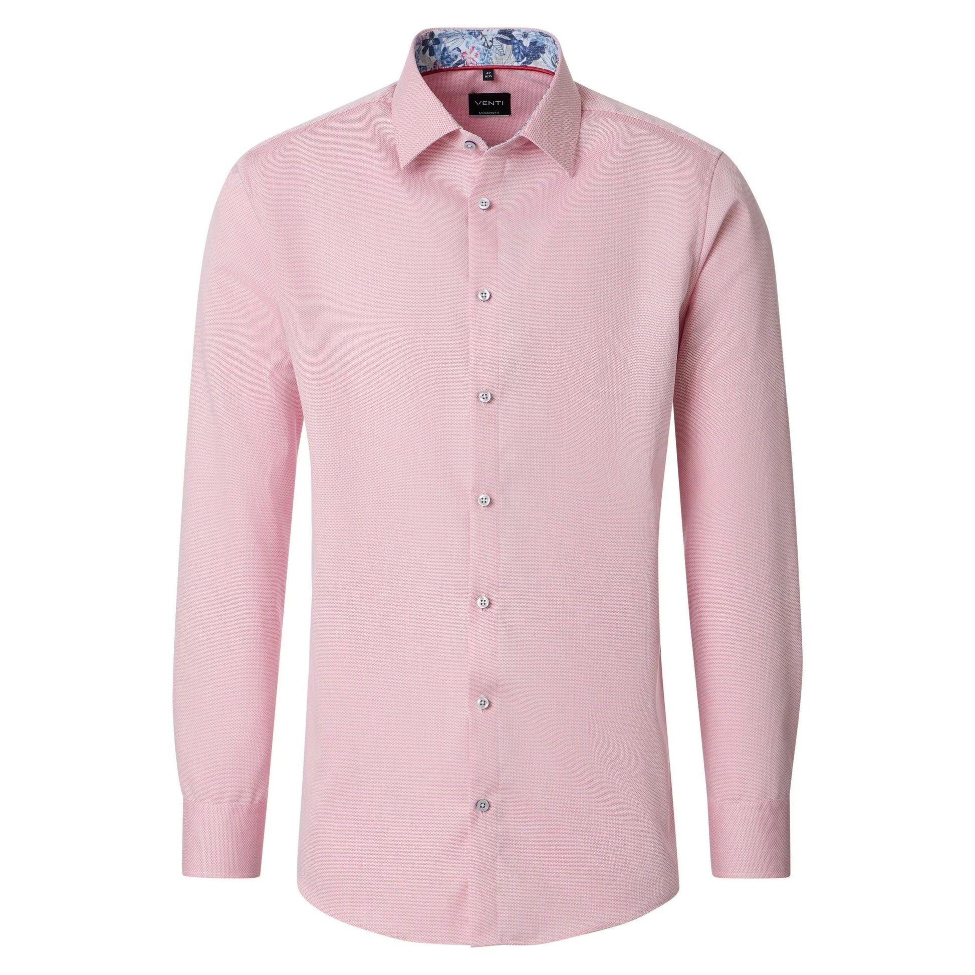 MODERN FIT TEXTURED TONAL WEAVE-MENS DRESS SHIRTS-VENTI-JB Evans Fashions & Footwear